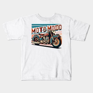 Vintage Moto Mood Kids T-Shirt